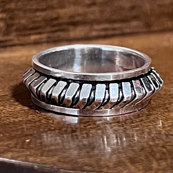 Handmade Spinning Spinner 925 Sterling Silver Ring Size 10 - Picture 1 of 10